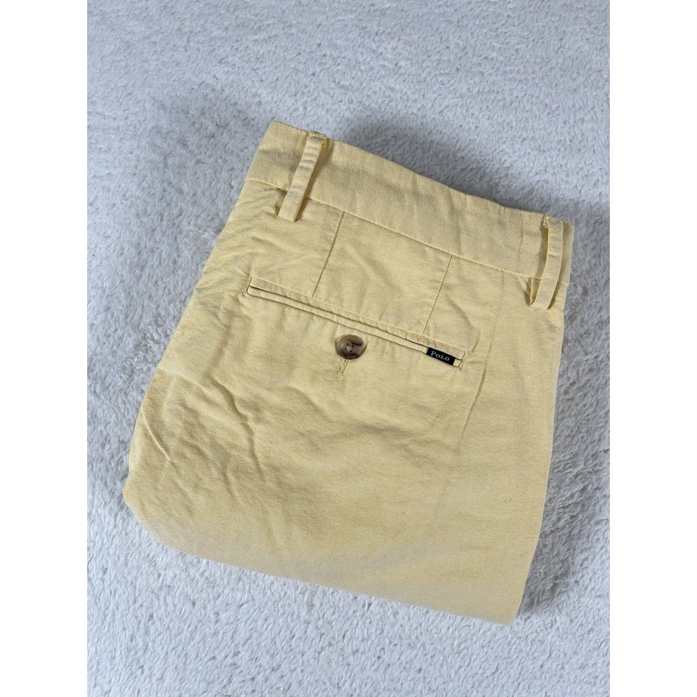 Polo Ralph‎ Lauren Classic Fit Yellow Chino Shorts Men's Sz 31 (33x9) Preppy